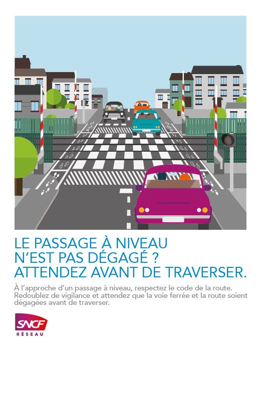 passage a niveau affiche