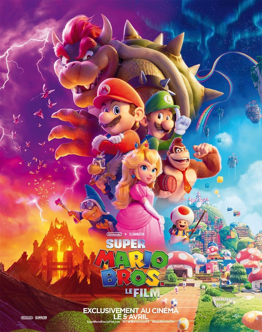 Affiche Super Mario Bros le film