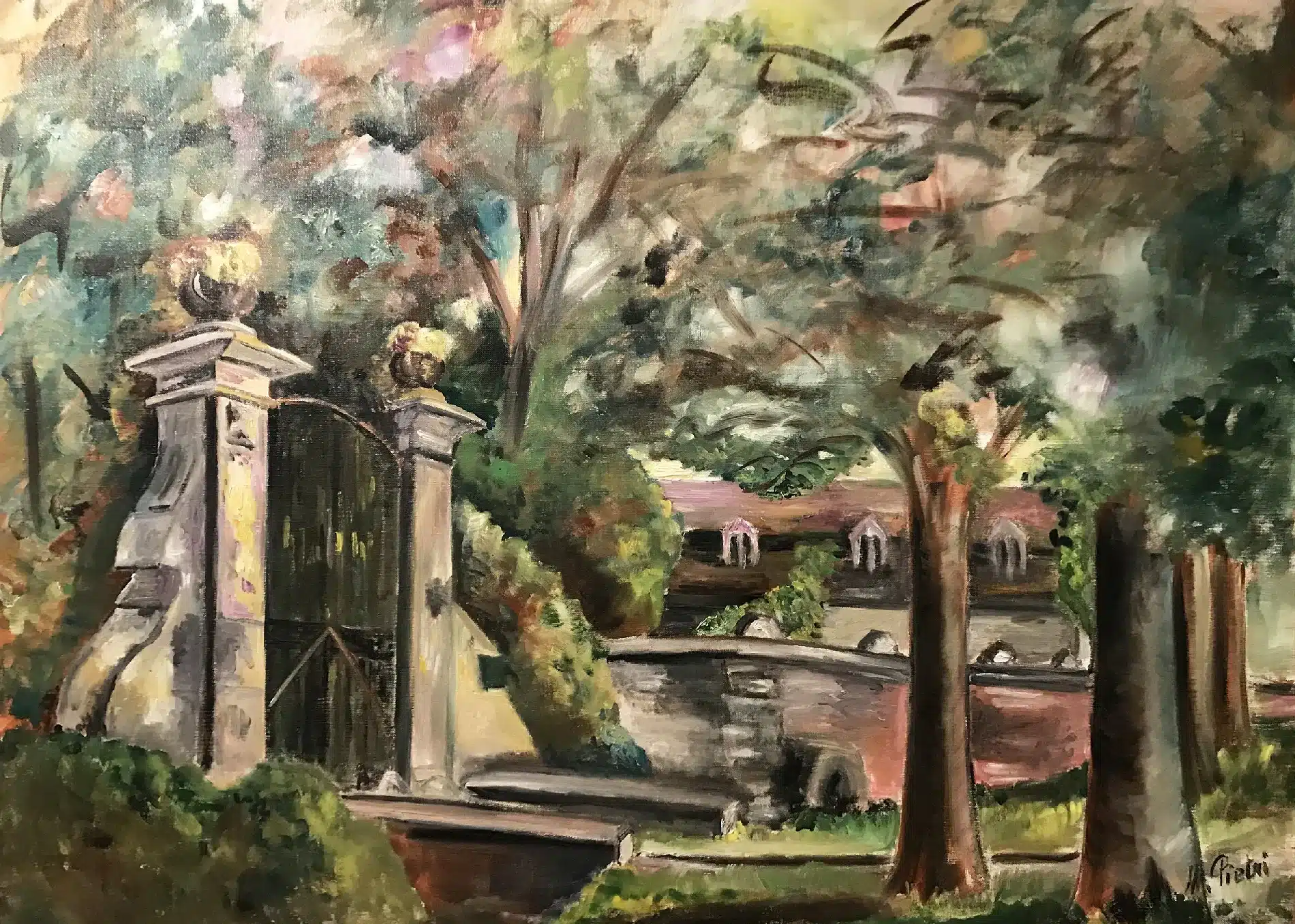 Madeleine PIETRI "Entrée du Parc" 1994