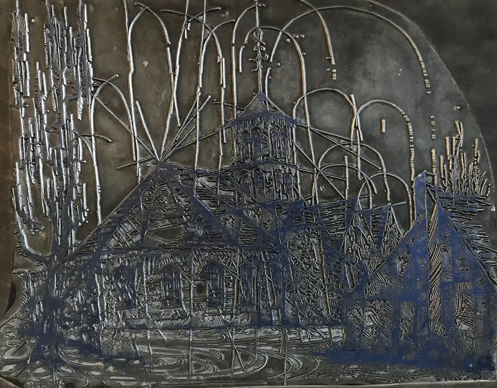 SHOENIGUER "Église de Deuil" 1970