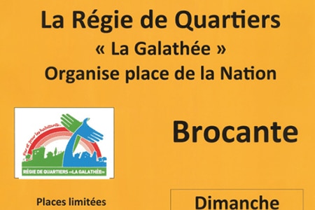 Brocante de La Régie de Quartier "La Galathée"